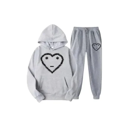 Carsicko Heart Logo Tracksuit Grey