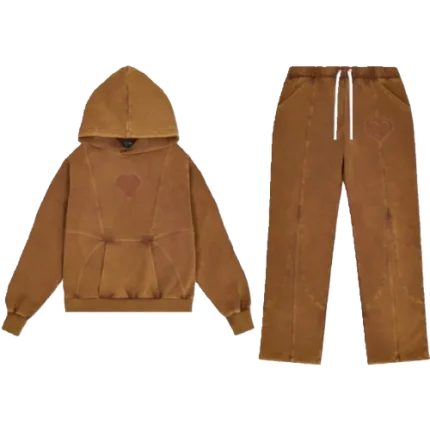Cybe Washed Carsicko Tracksuit Brown