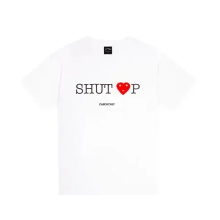 White Carsicko Shut-Up T-shirt