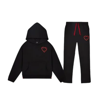 Carsicko Tracksuit Black and Red